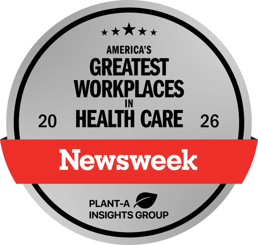 Greatest Workplace in healthcare Badge